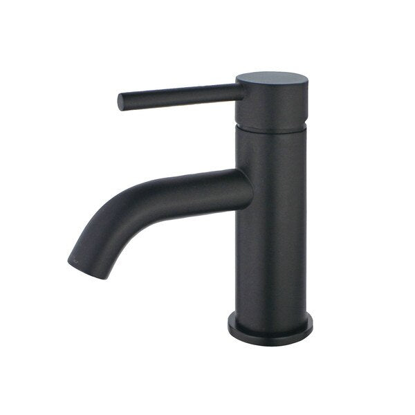 Single Handle Single Hole Mount, 1 Hole LS8220DL Single Handle Monoblock Lavator, Matte Black