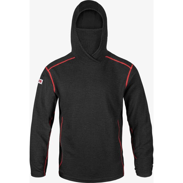 High Performance FR Waffle Hoodie, Black