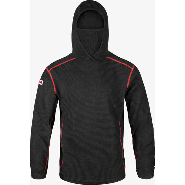 High Performance FR Waffle Hoodie, Black