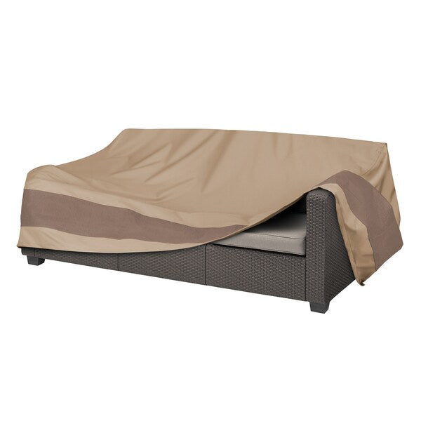Elegant Swiss Coffee Patio Sofa/Loveseat Cover, 87