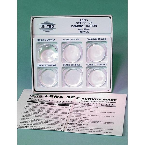 Demonstration Lens Set, Acrylic, 75 Mm