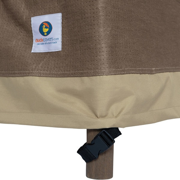 Elegant Swiss Coffee Patio Round Table Set Cover, 108