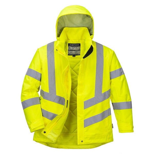 Ladies Hi-Vis Winter Jacket, Med
