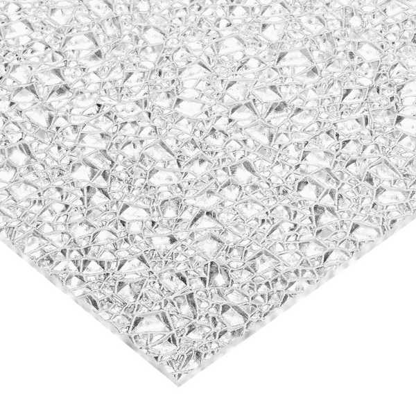 Lighting Panels, Clear, Cracked Ice, PK2