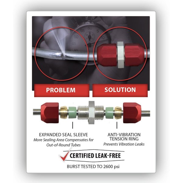 Lne Splice Strght Repair Kit, 10mm OD Lne