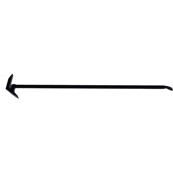 Lockwood Hook, OAL 5 ft., Flat Black wit
