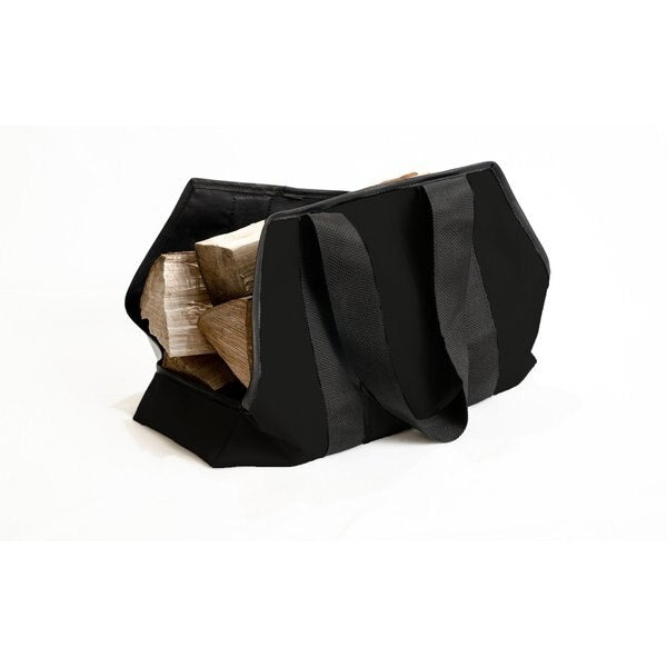 Polyester Duck Log Carrier, Large, Black