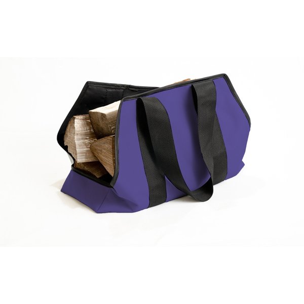 Polyester Duck Log Carrier, Large, Purple