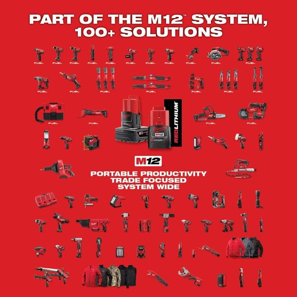 Impact Wrench, Cordless, 12V DC, 3000 RPM