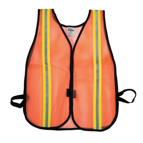 High Visibility Vinyl Coated Nylon, PK4, 10 Inch Height, 10 inch Width