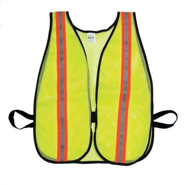 High Visibility Soft Mesh Safety Ve, PK3, 10 inch Height, 10 Inch Width