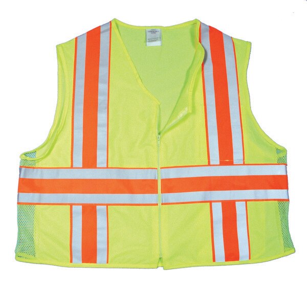 High Visibility ANSI Class 2 Deluxe, PK2, 10 Inch Height, 10 Inch Width