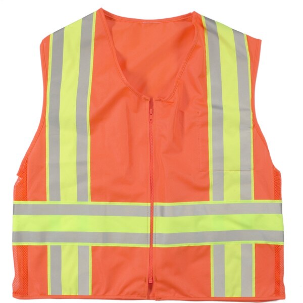 High Visibility ANSI Class 2 Solid, PK2, 10 Inch Height, 10 Inch Width