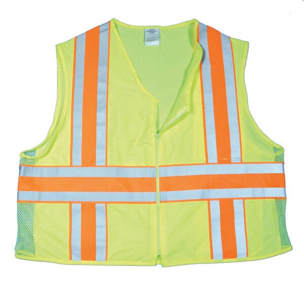 High Visibility Polyester ANSI Class, PK2, 10 Inch Height, 10 Inch Width
