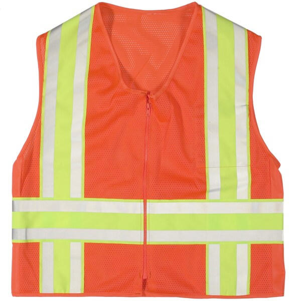 High Visibility ANSI Class 2 Deluxe, PK2, 10 in Height, 10 in Width