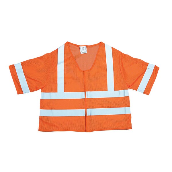 High Visibility Polyester ANSI Class, PK2, 10 Inch Height, 10 inch Width