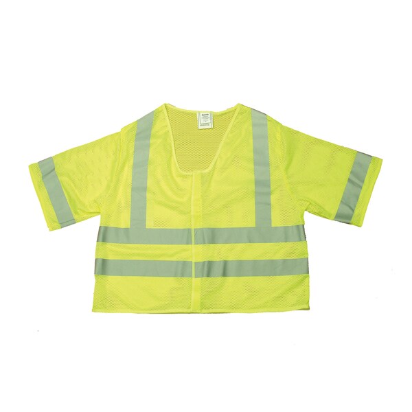 High Visibility Polyester ANSI Class, PK2, 10 in Height, 10 in Width