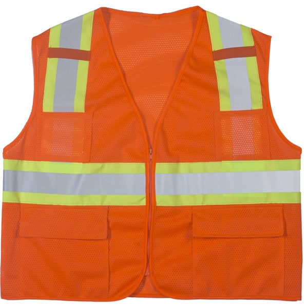 High Visibility Polyester ANSI Class, PK2, 10 in Height, 10 in Width