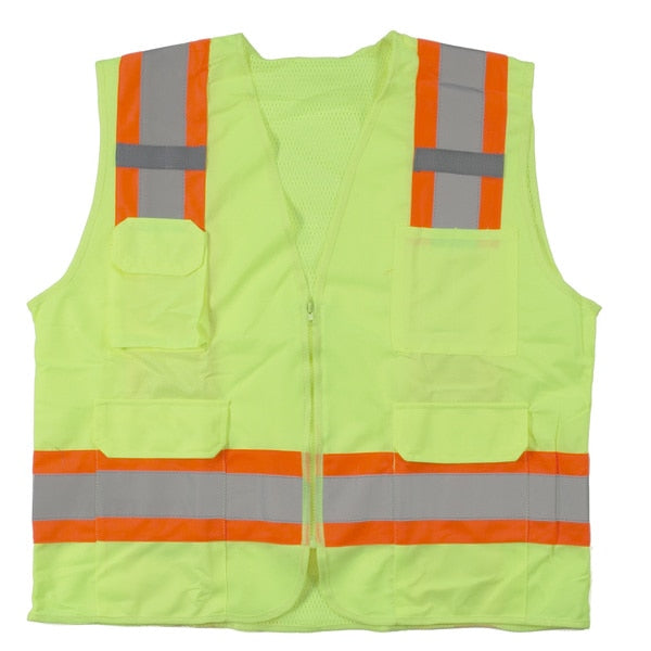 High Visibility Polyester ANSI Class, PK2, 10 in Height, 10 in Width