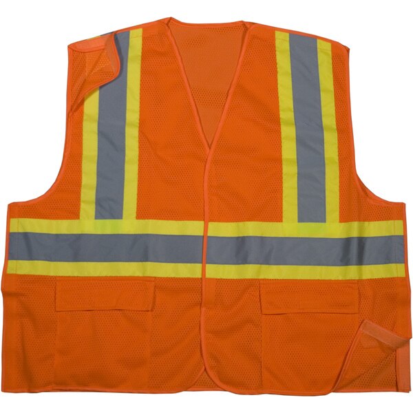 High Visibility Polyester ANSI Class, PK2, 10 in Height, 10 in Width