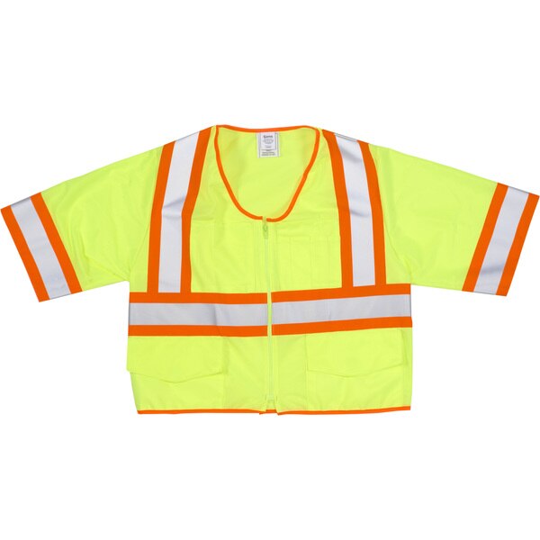High Visibility ANSI Class 3 Solid, PK2, 10 in Height, 10 in Width