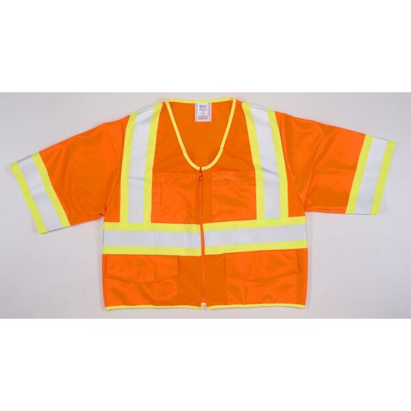 High Visibility ANSI Class 3 Solid, PK2, 1 inch Height, 10 inch Width