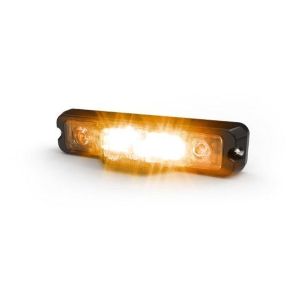 LED Warning Light, 3 in One, Red/Amber