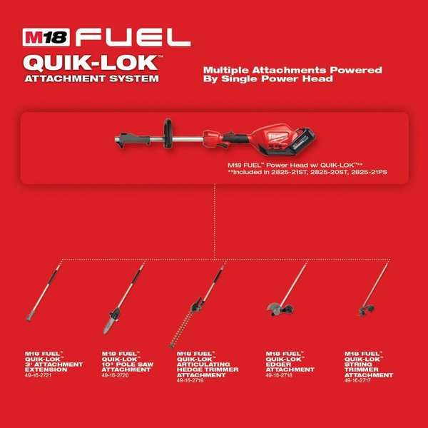 16 in. String Trimmer Attachment for M18 FUEL QUIK-LOK Attachment System