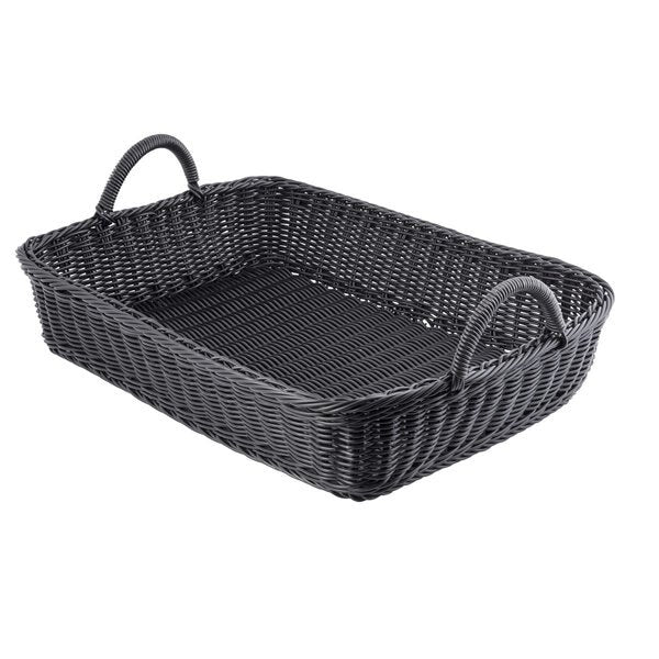 Ridal Rect Display Bskts W/Hndls, Pp, Blk