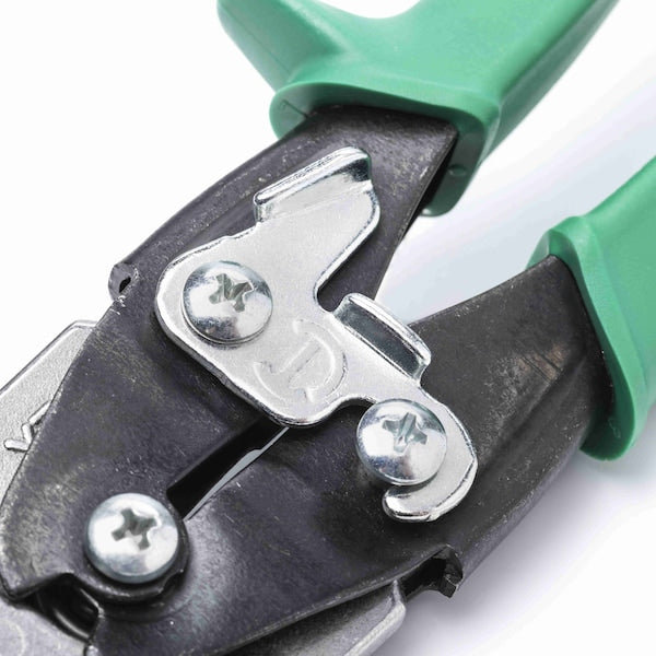Aviation Snip, Right/Straight, 9 3/4 in, High Strength Steel Handle, Molybdenum Steel Jaw