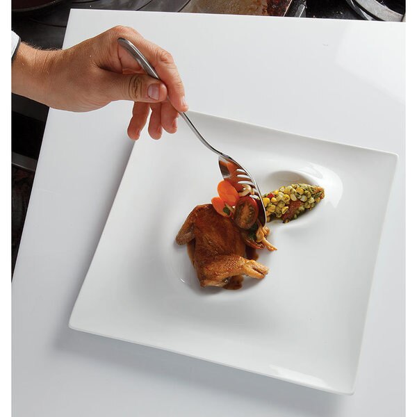 Plating Spoon-Slotted Bowl, 9