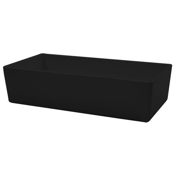 Staight-Sided Bowl, Mel, Nsf, Blk, 12