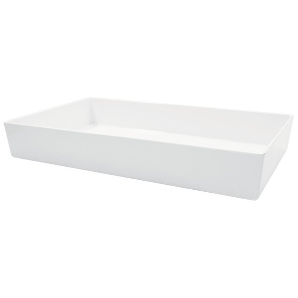 Straight Sided Bowl, Wht, 20