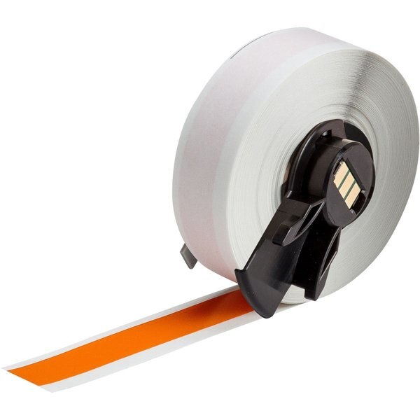 Label, Vinyl, Color Orange, 1/2