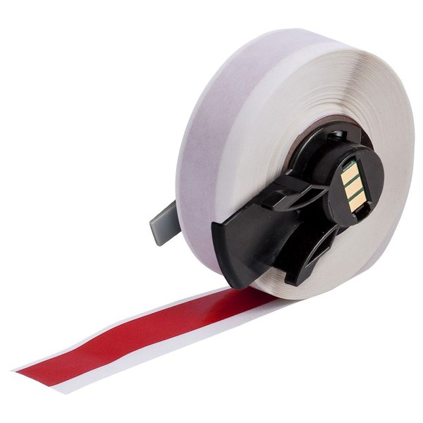 Label, Vinyl, Color Red, 1/2