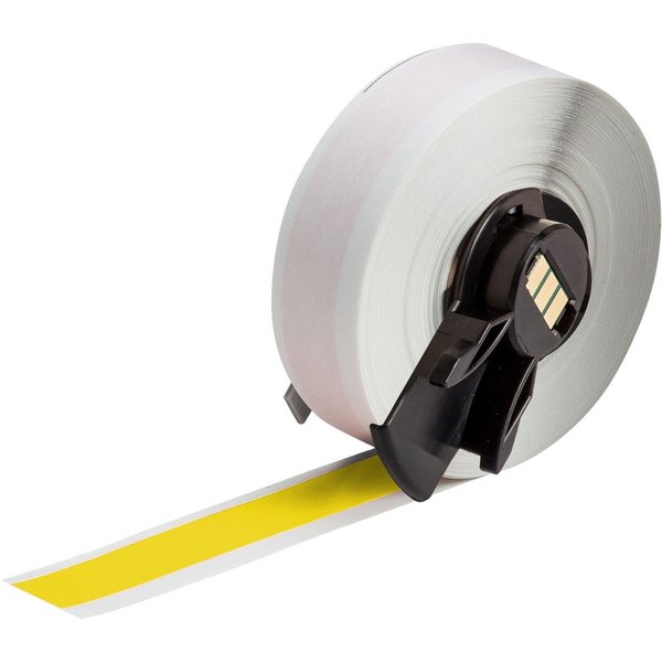 Label, Vinyl, Color Yellow, 1/2