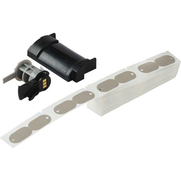 Tag, Polyethylene, Gray, 49/64