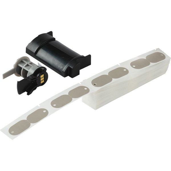 Tag, Polyethylene, Gray, 49/64