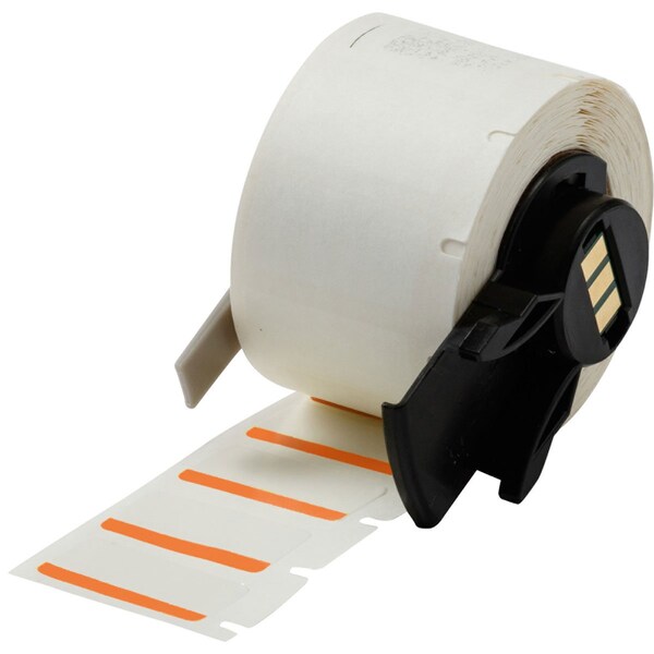 Label, Color Orange/White, 1/2