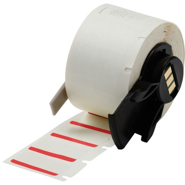 Label, Color Red/White, 1/2
