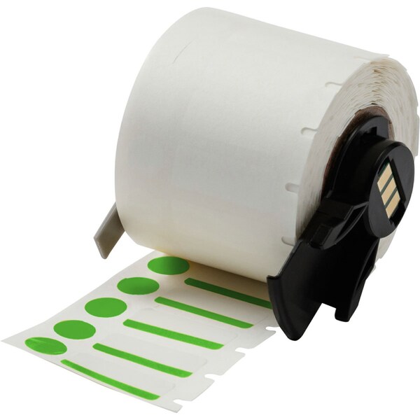 Label, Color Green/White, 1