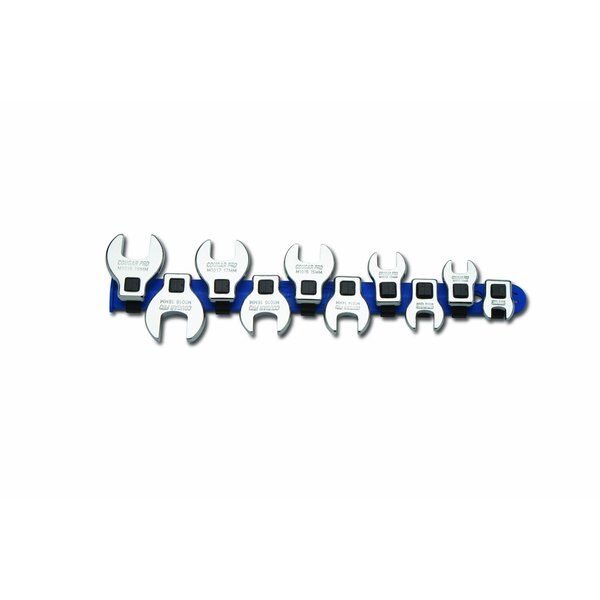 Crowfoot Wrench 10 Pc Set - Metric Full