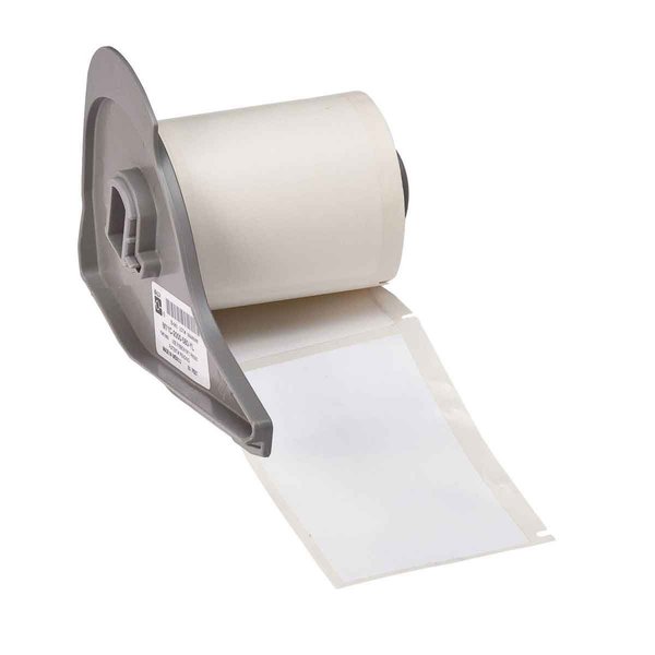 Label, 3 in W, White