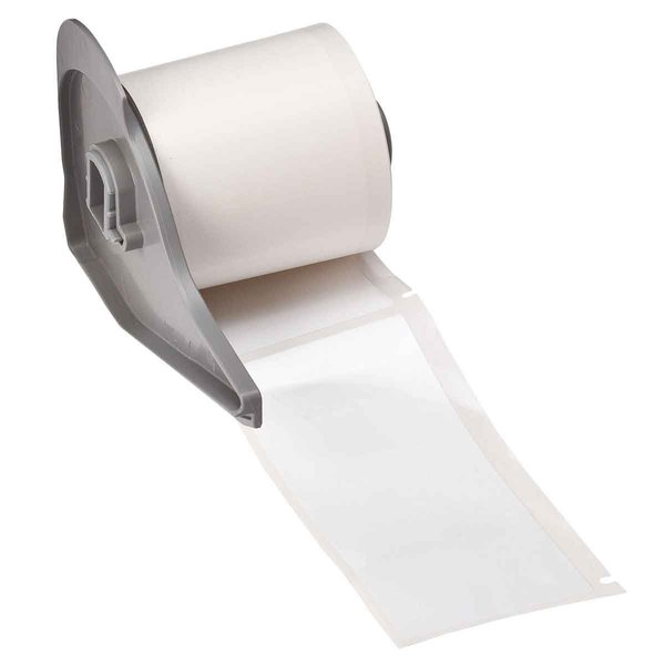 Label, 4 in W, White