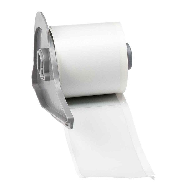 Label, 4 in W, Light Gray