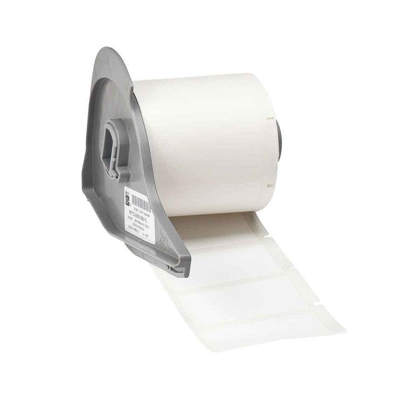 Label, 1 29/32 in W, White