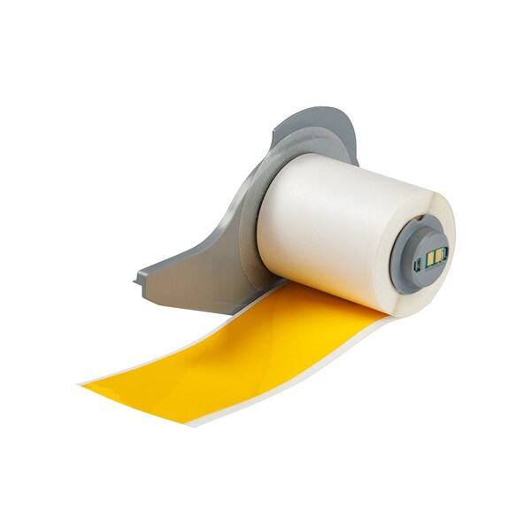 Label, Polyester, Color Yellow, 2