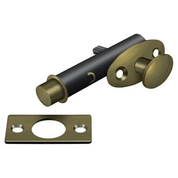 Mortise Bolt Antique Brass