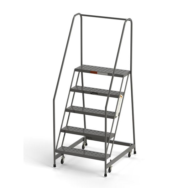 Industrial Rolling Ladder, 5 Steps, 30