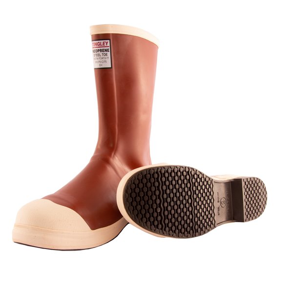 Men's Steel Rubber Boot Brick Red